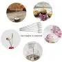 ManYee 50 Pcs Wire Card Holder Metal Wire Alligator Clamp Clips Long-Tailed Memo Alligator Iron Clip Clasp Table Picture Number Holder for Wedding Party Clay&Cake Decor ManYee 50 Pcs Wire Card Holder Metal Wire Alligator Clamp Clips Long-Tailed Memo Alligator Iron Clip Clasp Table Picture Number Holder for Wedding Party Clay&Cake Decor