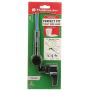 Fluidmaster 641 PERFECT FIT Universal Toilet Tank Flush Lever In Chrome, Metal Toilet Handle With Adjustable Arm