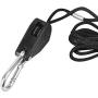 iPower GLROPEX6-A Horticulture 1/8 Inch 8-Feet Long Adjustable Heavy Duty Rope Clip Hanger 6-Pair, Reinforced Metal Internal Gears,150lbs Capacity, 6 Pack, Black