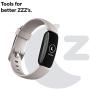 Fitbit Inspire 2 Health & Fitness Tracker with a Free 1-Year Fitbit Premium Trial, 24/7 Heart Rate, Black/White, One Size (S & L Bands Included)
