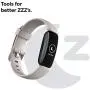 Fitbit Inspire 2 Health & Fitness Tracker with a Free 1-Year Fitbit Premium Trial, 24/7 Heart Rate, Black/White, One Size (S & L Bands Included)