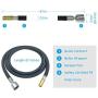 K-1219935-BC Hose Kit for Kohler Pull Down Kitchen Faucets with DockNetik Magnetic Docking System, Kohler Faucet Hose Replacement Part K-1304674-BC, 67-in Bright Chrome Finish K-1219935-BC Hose Kit for Kohler Pull Down Kitchen Faucets with DockNetik Magnetic Docking System, Kohler Faucet Hose Replacement Part K-1304674-BC, 67-in Bright Chrome Finish