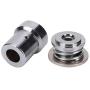 Fabric Cover Button Mold, Round Bread Shape Press Mold Tool for Hand Press Machine DIY Buttons(20L)