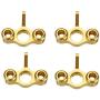 JVSISM 4Pcs Metal Steering Knuckles Hub Carrier Block EA1003 for JLB Racing Cheetah 1/10 RC Car Truck Upgrade Parts,YL
