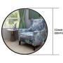 LYNSLIM 32” Black Metal Frame Round Vanity Mirror - Decorative Wall Mirror for Bedroom Bathroom Washroom Living Room Entrance Mirror (Black, 32in)