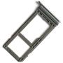 SIM Card Tray Holder Slot Replacement with Waterproof Gasket for Samsung Galaxy S8 G950 and S8 Plus G955 (Silver)