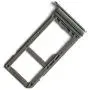 SIM Card Tray Holder Slot Replacement with Waterproof Gasket for Samsung Galaxy S8 G950 and S8 Plus G955 (Silver)