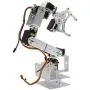 diymore Silver ROT3U 6DOF Aluminium Robot Arm Mechanical Robotic Clamp Claw Kits for Arduino(Unassembled Parts Without Servos)