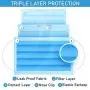 Disposable Face Masks/Safety Masks - 50PCS - Blue - 3 Layers Protective Face Masks For Adults and Teens, Breathable Masks for Germ Protection, Anti-Dust Mask with Earloop for Personal Care