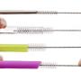 Long Straw Brush, Nylon Pipe Tube Cleaner 12-ihch X 2/5-inch set of 10