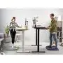 Electric Stand up Desk Frame - FEZIBO Dual Motor and Cable Management Rack Height Adjustable Sit Stand Standing Desk Base Workstation (Frame Only)