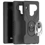 Topnow for LG K51 Case, LG Reflect Case, LG Q51 Case, [Military Grade] 12ft Drop Tested Rotatable Metal Ring Holder Compatible with Magnetic Car Kickstand Case for LG K51 (Black)