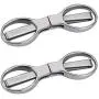 2Pcs Folding Scissors,Safe Portable Travel Scissors,Stainless Steel Telescopic Cutter Used for Home Office, Safety Portable Travel Trip Scissors 2Pcs Folding Scissors,Safe Portable Travel Scissors,Stainless Steel Telescopic Cutter Used for Home Office, Safety Portable Travel Trip Scissors