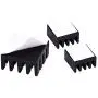 Mudder 8 Piece Black Aluminum Heatsink Cooler Cooling Kit for Raspberry Pi 3, Pi 2, Pi Model B+ Mudder 8 Piece Black Aluminum Heatsink Cooler Cooling Kit for Raspberry Pi 3, Pi 2, Pi Model B+