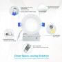 Ensenior 12 Pack 4 Inch Ultra-Thin LED Recessed Ceiling Light with Junction Box, 5000K Daylight, 9W 75W Eqv, Dimmable Can-Killer Downlight, 750LM High Brightness - ETL and Energy Star Certified