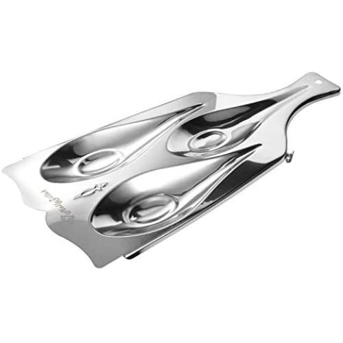 MollyZillah Spoon Rest 3 piece Stainless Steel Stove Utensil Rest Spatula Holder for Kitchen Cooking, Spoon Holder for Stove Top, Kitchen Utensils, Dishwasher Safe