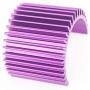 F Fityle Upgrade Kit Spare Parts for 1:12 WLtoys 124018 124019 Motor Mount 27T Gear Heatsink RC Car Assembly Replacement Accessories - Purple