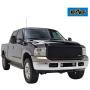 EAG Replacement Grille Black Stainless Steel Wire Mesh with ABS Shell Fit for 05-07 F250/F350