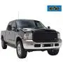 EAG Replacement Grille Black Stainless Steel Wire Mesh with ABS Shell Fit for 05-07 F250/F350