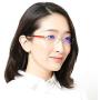 MIDI Blue Light Blocking Rimless Reading Glasses for Women (M-106N) - Blue Light Filter Reading Glasses (Crimson, 2.50)(m106nc2250)