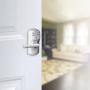 Schlage, Brushed Chrome FE595CS V PLY 626 ELA Plymouth Light Commercial Electronic Keypad Lock with Elan Lever