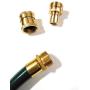 Garden Hose Quick Connect Set, Extra 20 Washers, 4 Female Connectors + 6 Male Connectors.