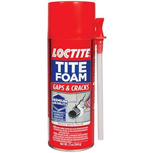 Loctite TITE FOAM Insulating Foam Sealant, Gaps & Cracks, 12-Ounce Can (Packaging may vary)