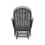 StorkCraft Hoop Glider and Ottoman Cushions, Gray w/Light Gray StorkCraft Hoop Glider and Ottoman Cushions, Gray w/Light Gray