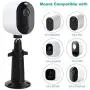 EEEKit Adjustable Security Metal Wall Mount Outdoor/Indoor Compatible with Arlo/Arlo Pro/Pro 2/Arlo Ultra/Arlo Go Security Camera Ring Stick Up Cam Battery eufyCam E, Outdoor/Pan (4 Pack, Black) EEEKit Adjustable Security Metal Wall Mount Outdoor/Indoor Compatible with Arlo/Arlo Pro/Pro 2/Arlo Ultra/Arlo Go Security Camera Ring Stick Up Cam Battery eufyCam E, Outdoor/Pan (4 Pack, Black)