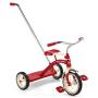 Radio Flyer Classic Tricycle with Push Handle, Red