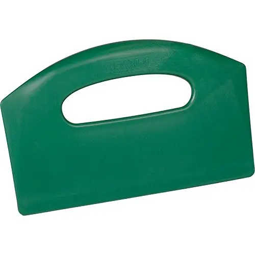 Remco 6960MD2 Green Polypropylene Metal Detectable Bench Scraper, Injection Molded Blade, 5'' L x 8.5'' W, 1 Piece Remco 6960MD2 Green Polypropylene Metal Detectable Bench Scraper, Injection Molded Blade, 5'' L x 8.5'' W, 1 Piece