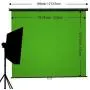 Green Screen Backdrop, 75x79,Wall-Mounted Pull-Down Retractable Style,Wrinkle-Resistant Fabric, Solid Aluminium Metal Casing, Chroma Key for Photo Video, Live Game,Virtual Studio, Studio Photo ect Green Screen Backdrop, 75x79,Wall-Mounted Pull-Down Retractable Style,Wrinkle-Resistant Fabric, Solid Aluminium Metal Casing, Chroma Key for Photo Video, Live Game,Virtual Studio, Studio Photo ect