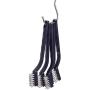 LEVOSTORE Wire Brush, 12 Pieces Plastic Handles Mini Metal Brush Handle Stainless Steel Wire Bristles Brush Set for Cleaning Welding Slag and Rust
