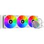 ID-COOLING ZOOMFLOW 360X Snow CPU Water Cooler 5V Addressable RGB AIO Cooler 360mm CPU Liquid Cooler 3X120mm RGB Fan, Intel 115X/1200/2066, AMD AM4