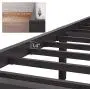 45MinST 14 Inch Reinforced Platform Bed Frame/3500lbs Heavy Duty/Easy Assembly Mattress Foundation/Steel Slat/Noise Free/No Box Spring Needed, Twin