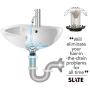 SinkShroom Ultra Revolutionary Bathroom Sink Drain Protector, Stainless Steel Standalone