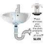 SinkShroom Ultra Revolutionary Bathroom Sink Drain Protector, Stainless Steel Standalone SinkShroom Ultra Revolutionary Bathroom Sink Drain Protector, Stainless Steel Standalone