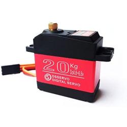 ANNIMOS 20KG RC Servo Digital High Torque Full Metal Gear Waterproof,180° Control Angle