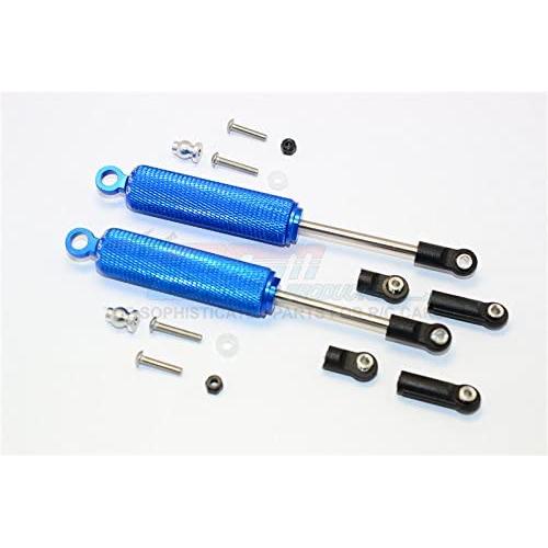 Axial SMT10 Grave Digger (AX90055) & MAX-D (AX90057) Upgrade Parts Aluminium Front/Rear Internal Shocks (3 Length Adjustable Design) - 1Pr Set Blue