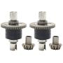 lahomia 2Pcs 1:14 RC Metal Differential & Planet Gear for WLtoys 144001 Accessories