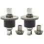 lahomia 2Pcs 1:14 RC Metal Differential & Planet Gear for WLtoys 144001 Accessories