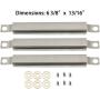 Metal Club Grill Replacement Parts for Kenmore 146.47223610, 146.46372610, 146.46365610, 146.46366610 Models, Grill Heat Plate Tent Shields, Pipe Burner Tubes and Crossover Tubes.