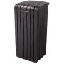 Keter 232126 Large Trash Can with Lid for Patio and Outdoor Kitchen, Brown