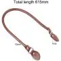 PandaHall Elite 2 Pieces 24.2 Inches Leather Purse Handles Handbags Shoulder Bag Strap Replacement with Alloy Clasps for Purses Making Supplies Brown PandaHall Elite 2 Pieces 24.2 Inches Leather Purse Handles Handbags Shoulder Bag Strap Replacement with Alloy Clasps for Purses Making Supplies Brown