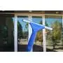 Ettore 8-Inch All Purpose Window Squeegee with Lifetime Silicone Rubber Blade, Blue