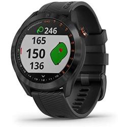 Garmin Approach S40, Stylish GPS Golf Smartwatch, Lightweight with Touchscreen Display, Black