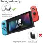 MOYEEL 2 Pairs Replacement Metal Lock Latches for Nintendo Switch Joy-Con Controller,Lock Buckles Repair Tool Kit for Switch Joy-Cons - Include Tri-Wing & Cross Screwdriver Tool + 4 Pcs Y Screws