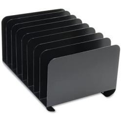 STEELMASTER Desktop Vertical Organizer, 8 Sections, Steel, 15'' x 8.13'' x 11'', Black (2648004)