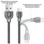 USB Type C Cable,Fantany Durable Metal USB A to C Charging Cable&Sync Compatible with Galaxy S10,S9,S9+,S8,S8+,Note 8,9,LG V40,50 G7,8, Pixel 2,3,HTC 10,Nexus 5X/6P, 3.3Feet,1Pack (Black, 3.3ft)