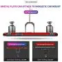 LeYi Compatible for iPhone XR Case with Tempered Glass Screen Protector [2 Pack], [Military-Grade] Defender Protective Phone Case with Magnetic Ring Kickstand for iPhone XR 10 10XR, Red